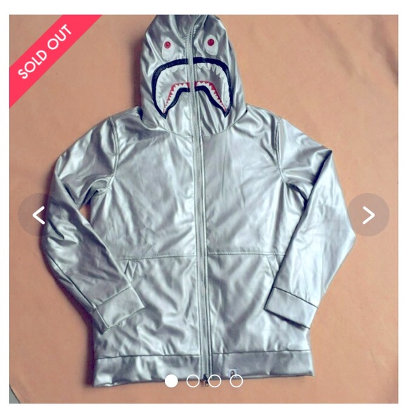 Bathing Ape Other - A Bathing Ape Quilted warm Winter Shark Skin Winter Jacket with original tags XL